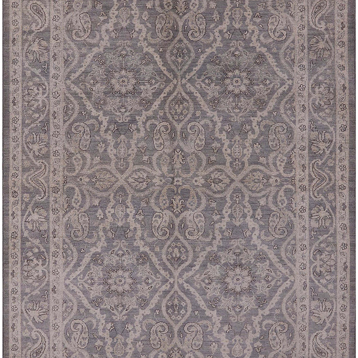 Mid-Century Modern Sandstone Brown Oriental Rug, urb1134