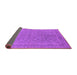 Sideview of Oriental Purple Industrial Rug, urb1134pur