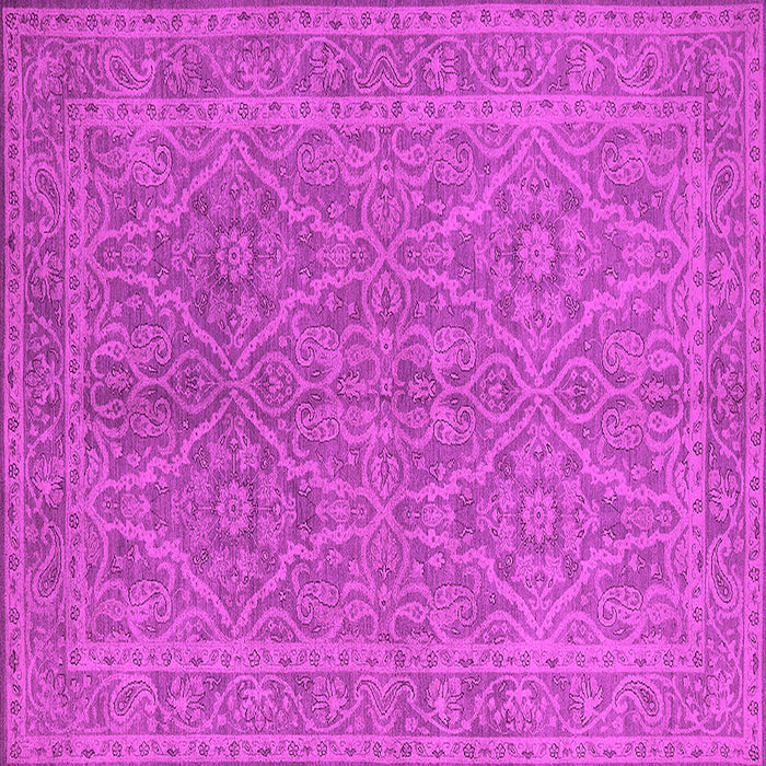 Square Oriental Pink Industrial Rug, urb1134pnk