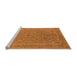 Sideview of Machine Washable Oriental Orange Industrial Area Rugs, wshurb1134org