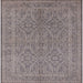 Square Machine Washable Industrial Modern Sandstone Brown Rug, wshurb1134