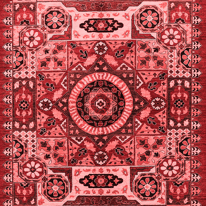 Oriental Red Industrial Area Rugs