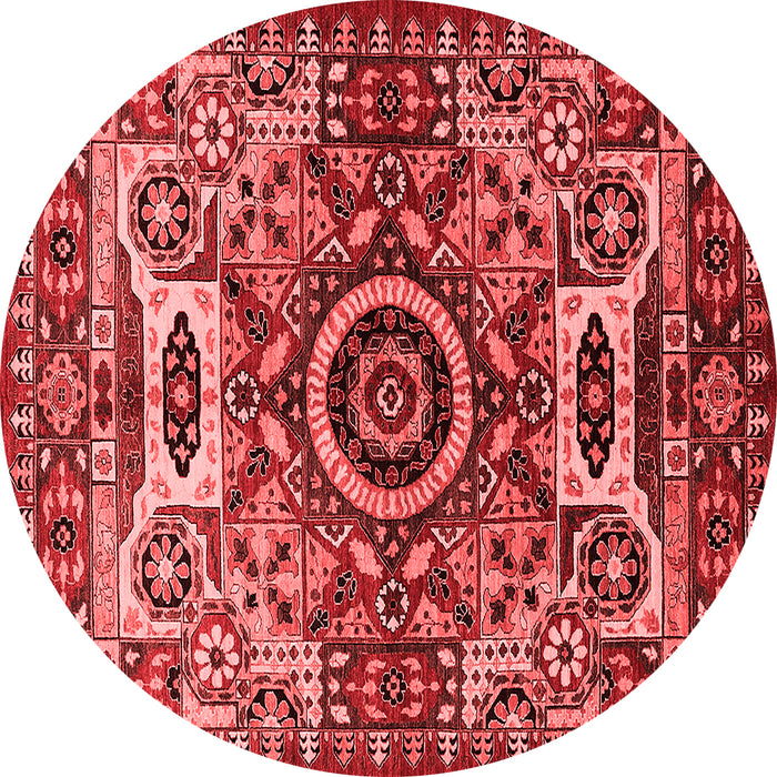 Machine Washable Oriental Red Industrial Rug, wshurb1135red