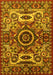 Oriental Yellow Industrial Rug, urb1135yw