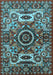 Oriental Light Blue Industrial Rug, urb1135lblu