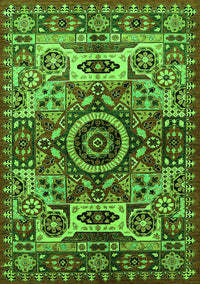 Oriental Green Industrial Rug, urb1135grn