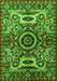 Oriental Green Industrial Rug, urb1135grn