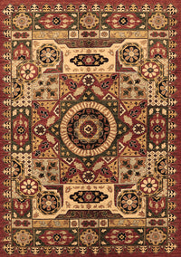 Oriental Brown Industrial Rug, urb1135brn