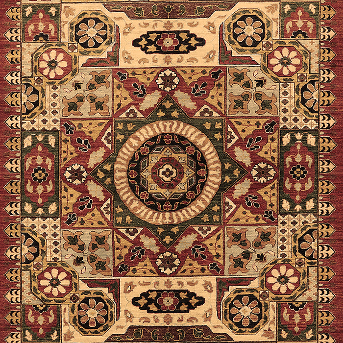 Oriental Brown Industrial Rug, urb1135brn
