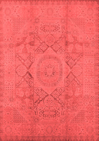 Oriental Red Industrial Rug, urb1136red