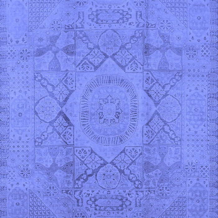 Oriental Blue Industrial Rug, urb1136blu