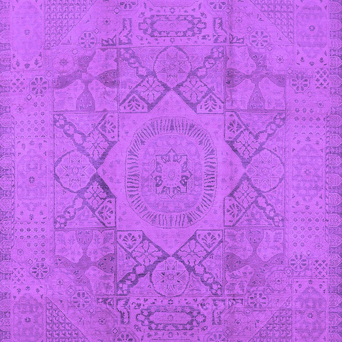Machine Washable Oriental Purple Industrial Area Rugs, wshurb1136pur