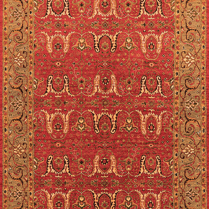 Oriental Orange Industrial Rug, urb1137org