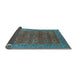 Sideview of Oriental Light Blue Industrial Rug, urb1137lblu