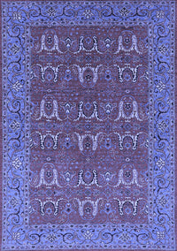 Oriental Blue Industrial Rug, urb1137blu