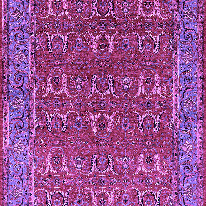 Machine Washable Oriental Purple Industrial Area Rugs, wshurb1137pur