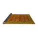 Sideview of Oriental Yellow Industrial Rug, urb1137yw