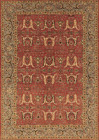 Oriental Brown Industrial Rug, urb1137brn