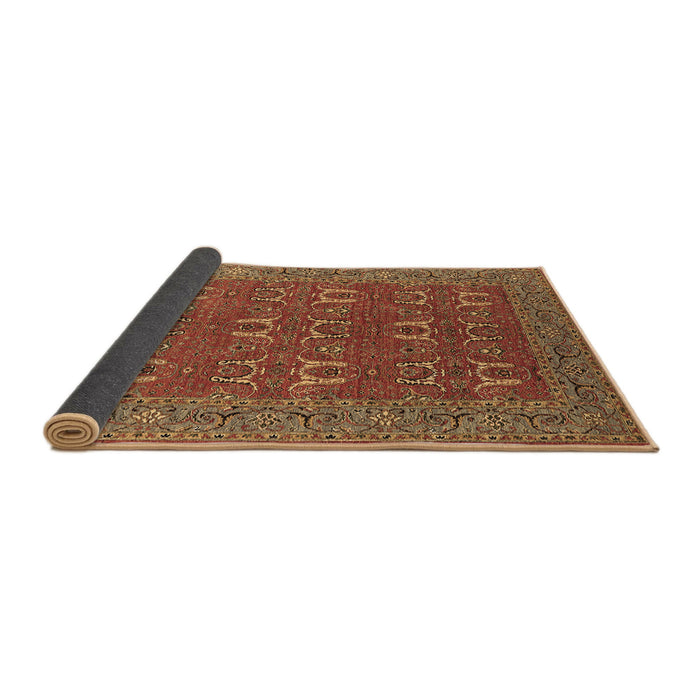 Sideview of Oriental Brown Industrial Rug, urb1137brn