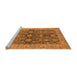 Sideview of Machine Washable Oriental Orange Industrial Area Rugs, wshurb1138org