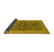 Sideview of Oriental Yellow Industrial Rug, urb1138yw