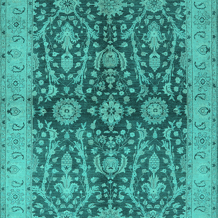 Oriental Turquoise Industrial Rug, urb1138turq