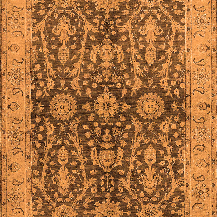 Oriental Orange Industrial Rug, urb1138org