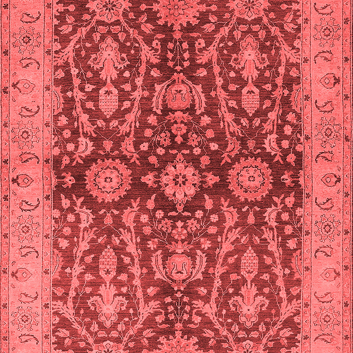 Machine Washable Oriental Red Industrial Rug, wshurb1138red