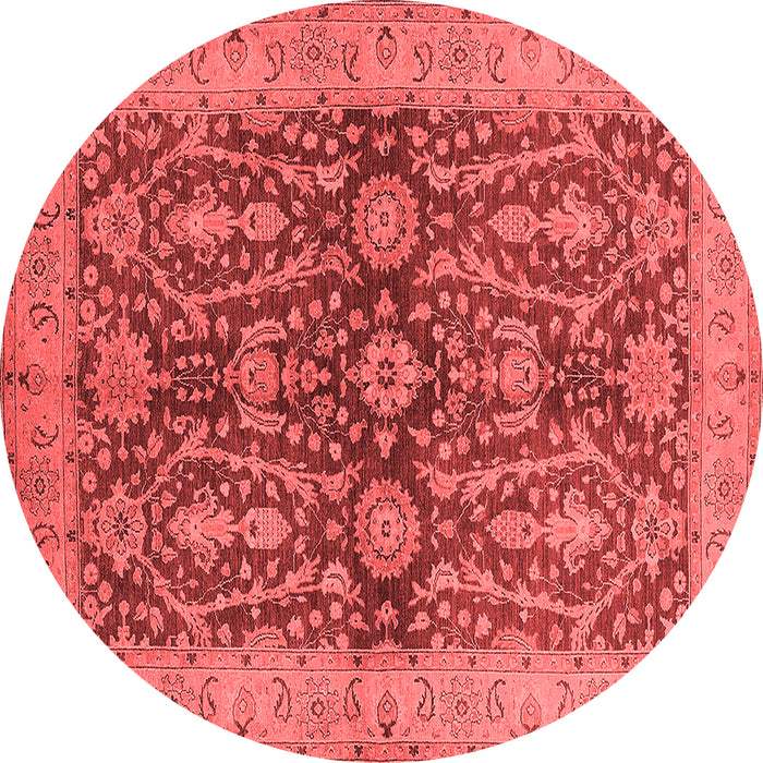 Machine Washable Oriental Red Industrial Rug, wshurb1138red
