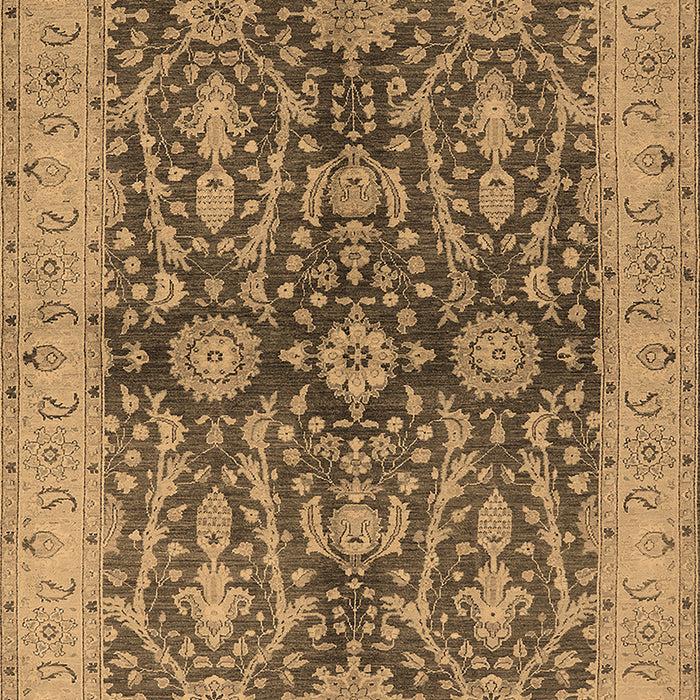 Oriental Brown Industrial Rug, urb1138brn
