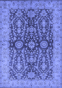 Oriental Blue Industrial Rug, urb1138blu