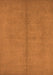 Machine Washable Oriental Orange Industrial Area Rugs, wshurb1139org