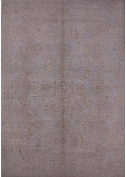 Machine Washable Industrial Modern Mauve Taupe Purple Rug, wshurb1139