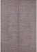 Machine Washable Industrial Modern Mauve Taupe Purple Rug, wshurb1139