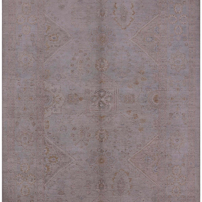 Machine Washable Industrial Modern Mauve Taupe Purple Rug, wshurb1139