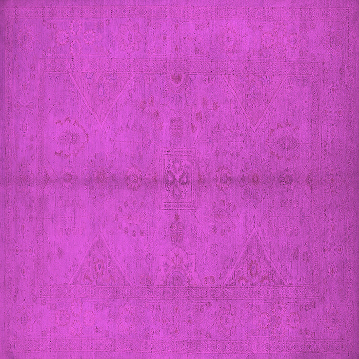 Square Oriental Pink Industrial Rug, urb1139pnk