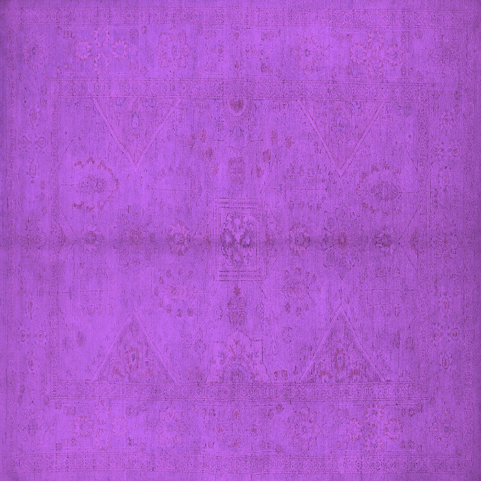 Square Oriental Purple Industrial Rug, urb1139pur