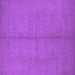 Square Oriental Purple Industrial Rug, urb1139pur