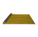 Sideview of Oriental Yellow Industrial Rug, urb1139yw