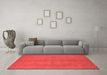 Industrial Red Washable Rugs