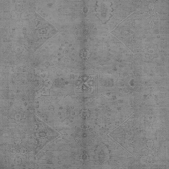 Machine Washable Oriental Gray Industrial Rug, wshurb1139gry