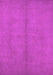 Machine Washable Oriental Pink Industrial Rug, wshurb1139pnk