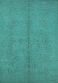 Oriental Turquoise Industrial Rug, urb1139turq