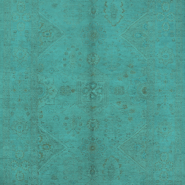 Oriental Turquoise Industrial Rug, urb1139turq