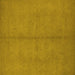 Square Oriental Yellow Industrial Rug, urb1139yw