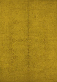 Oriental Yellow Industrial Rug, urb1139yw