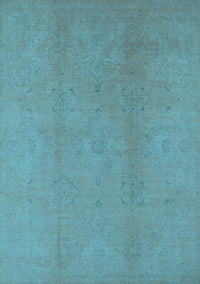 Oriental Light Blue Industrial Rug, urb1140lblu