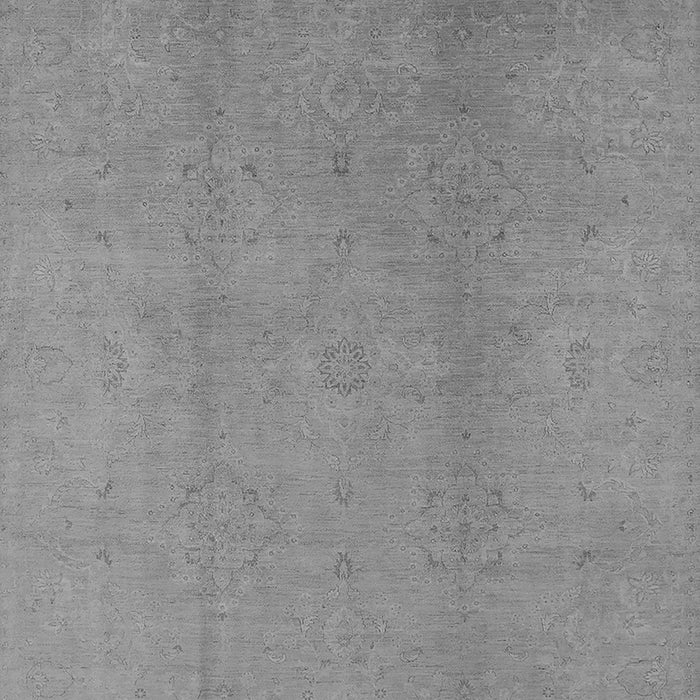 Machine Washable Oriental Gray Industrial Rug, wshurb1140gry
