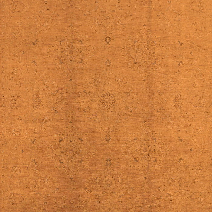 Machine Washable Oriental Orange Industrial Area Rugs, wshurb1140org