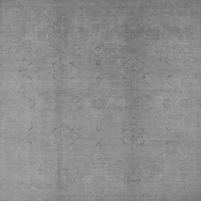 Square Oriental Gray Industrial Rug, urb1140gry